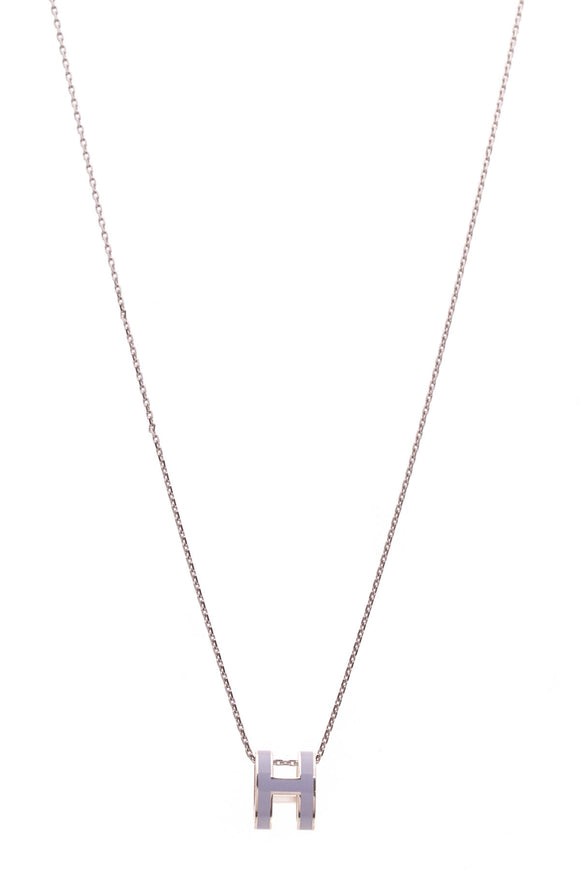 pop h pendant necklace