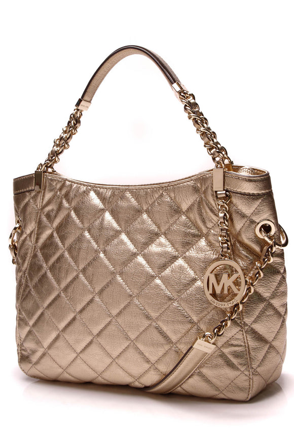 michael kors quilted tote bag