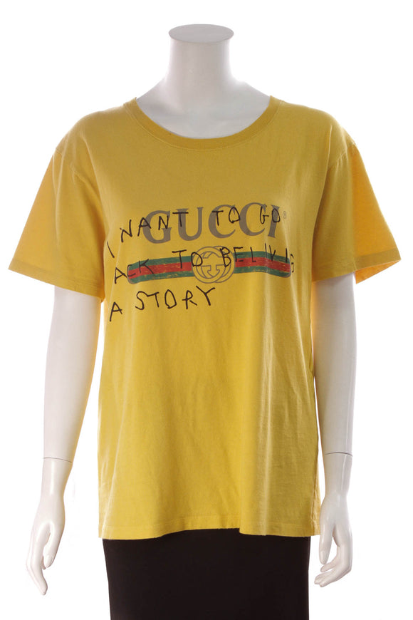 gucci t shirt with writing