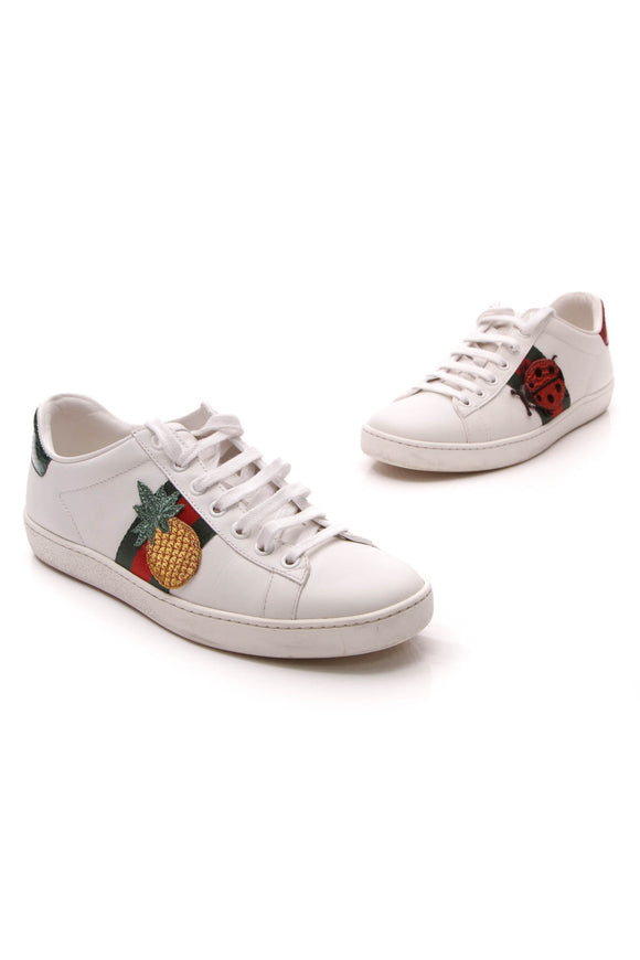 gucci sneakers with pineapple