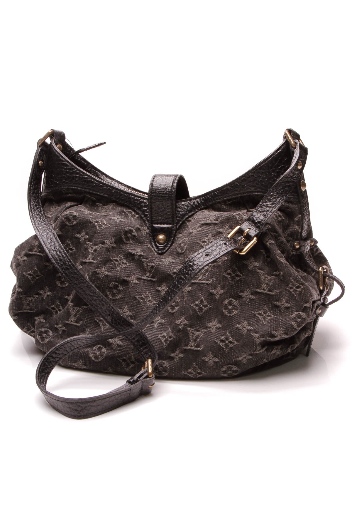 Louis Vuitton XS Bag - Black Monogram Denim | eBay