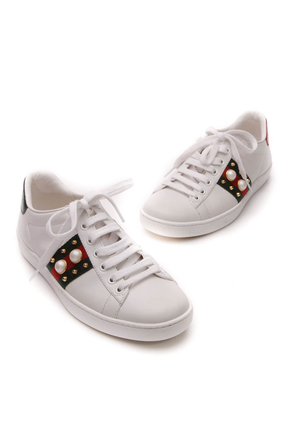 gucci studded sneakers