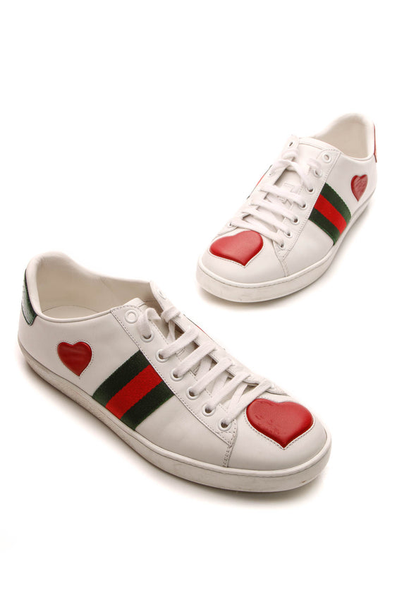 gucci heart sneakers