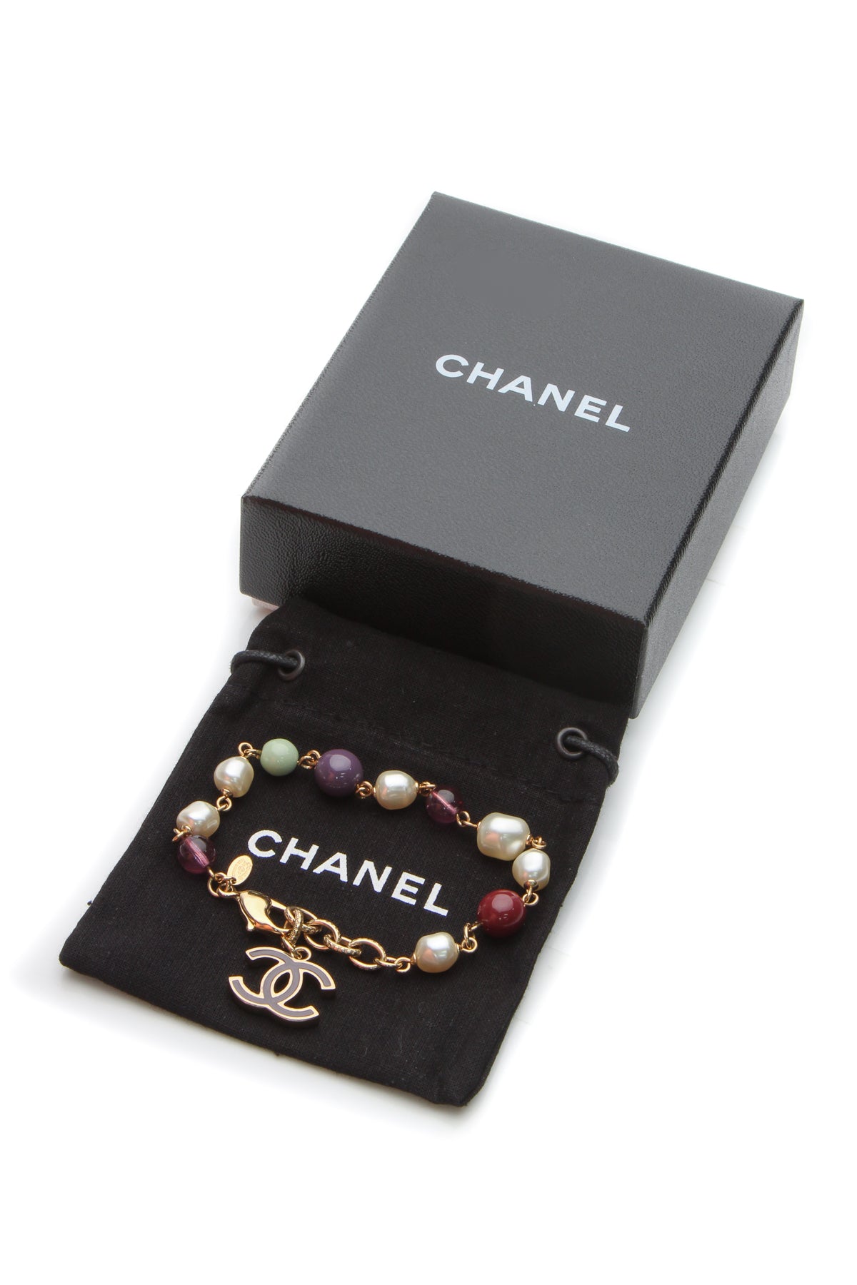 CC Pearl & Bead Bracelet - Gold