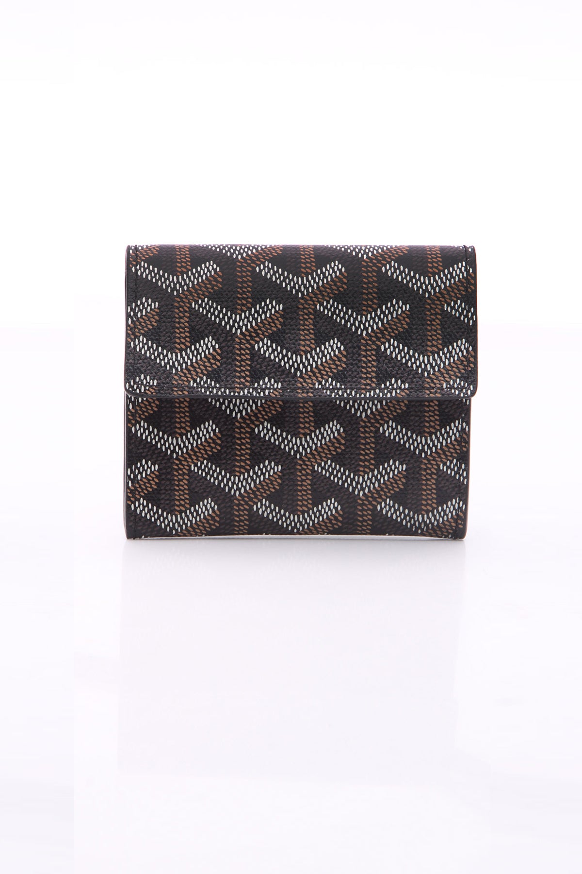 Goyard Saint Lambert Wallet Coated Canvas Gray 2280532