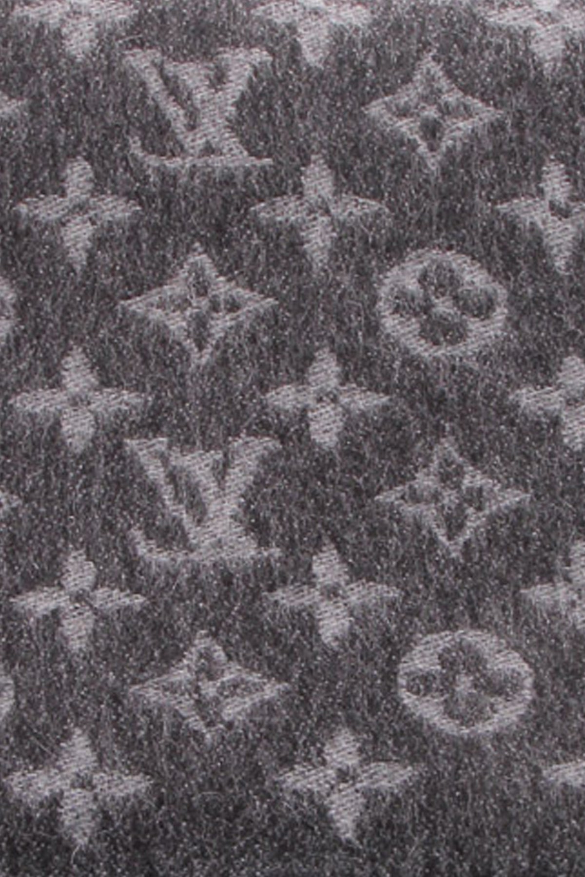 Louis Vuitton Monogram Monogram Gradient Scarf 2022-23FW, Black