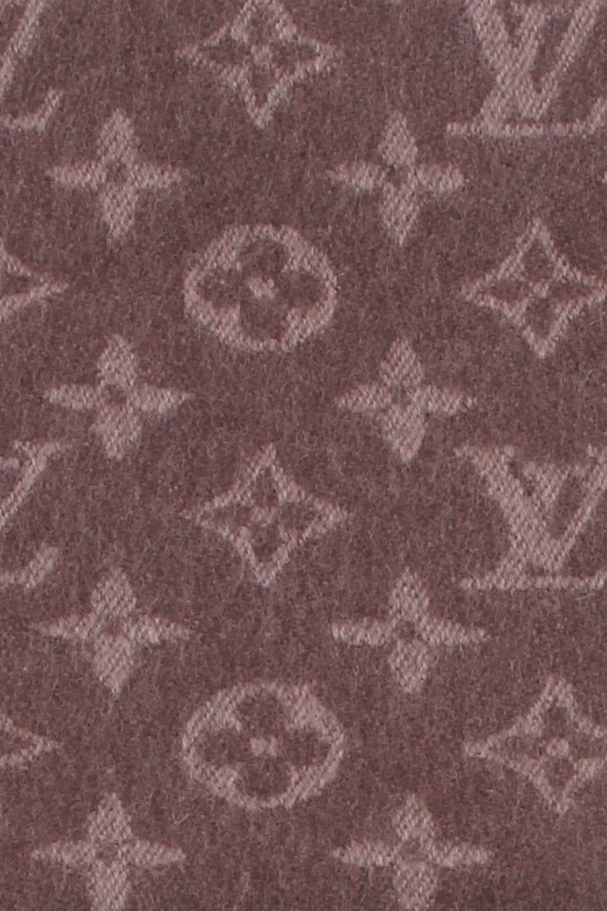 LOUIS VUITTON Cashmere Wool Monogram Gradient Scarf Black 1193430