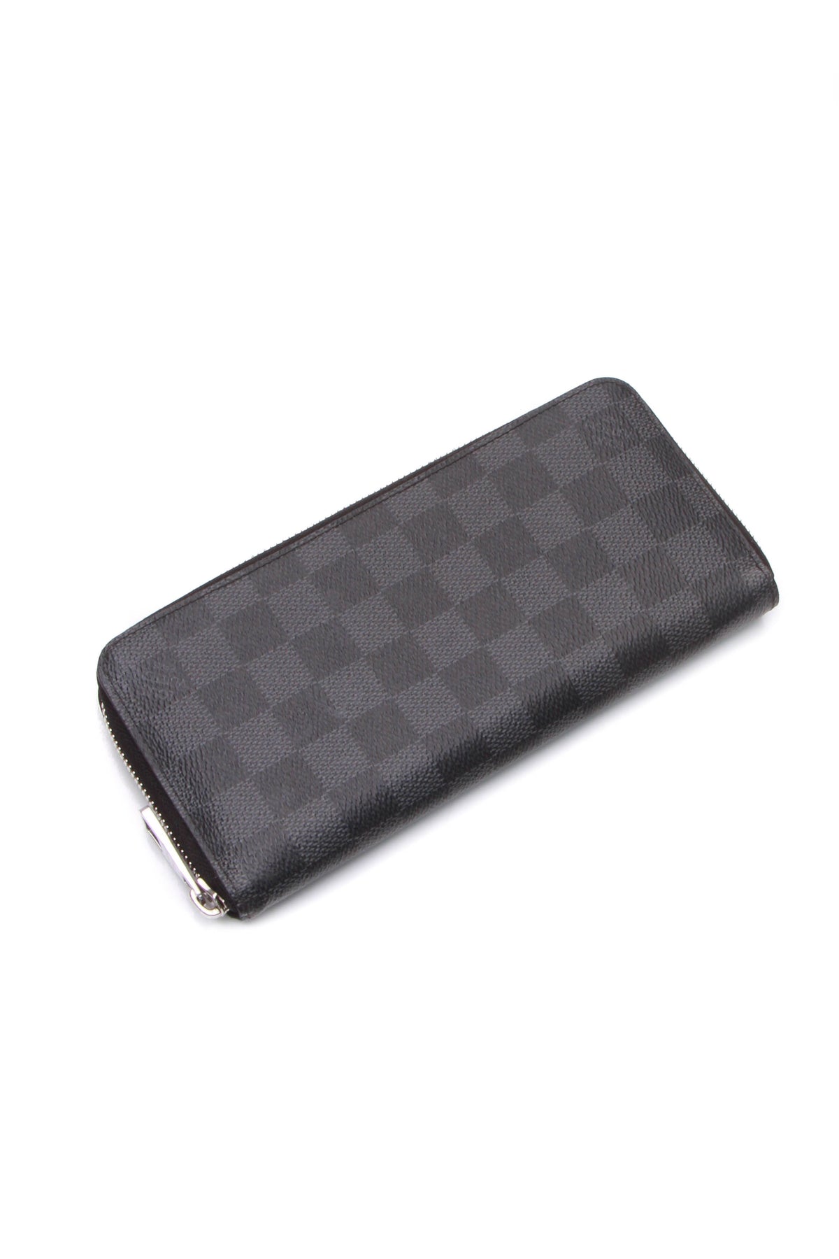 Louis Vuitton Greige Leather Lockme Zippy Coin Purse - Yoogi's Closet