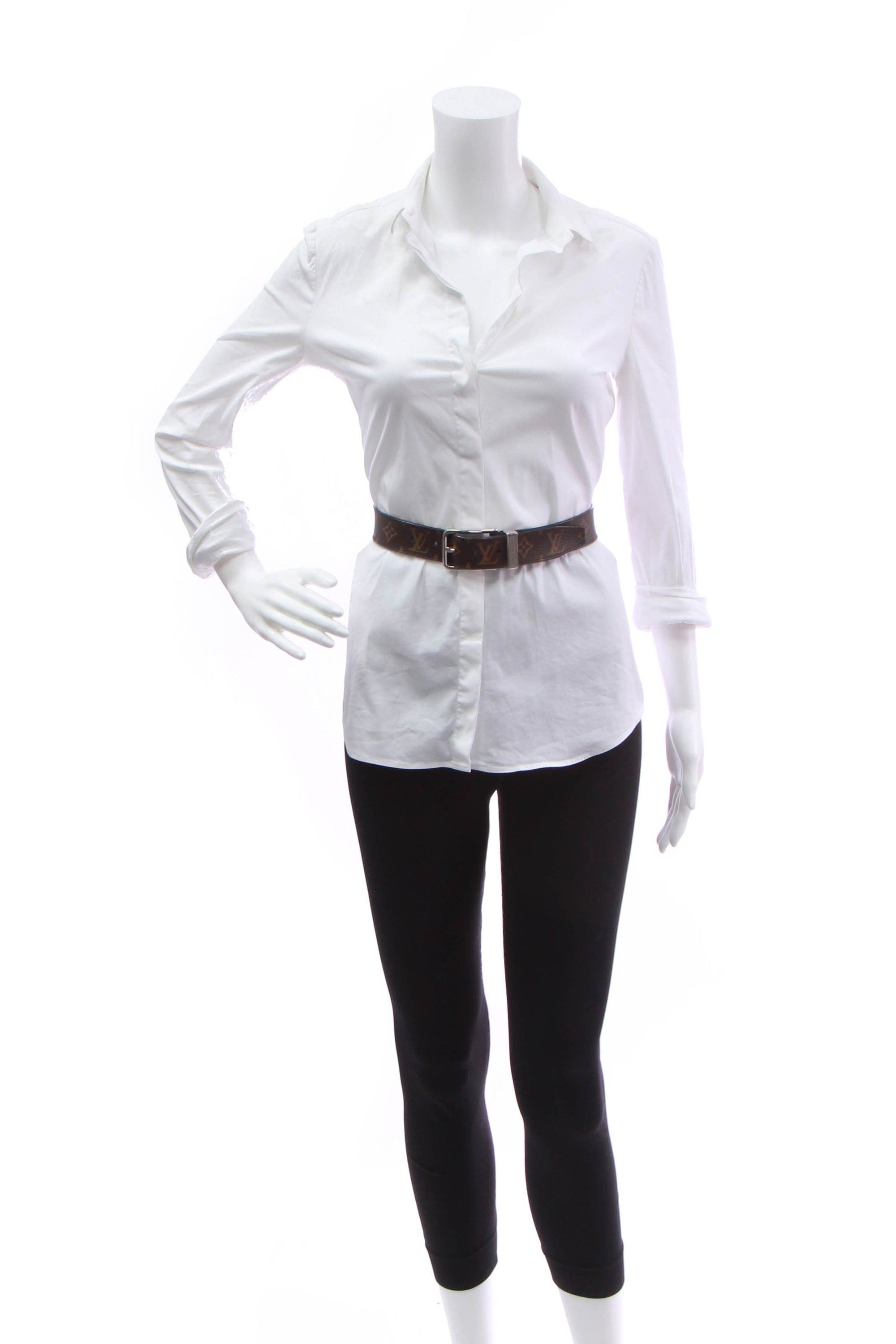 Louis Vuitton White Long Sleeve Shirt Luxembourg, SAVE 46% 