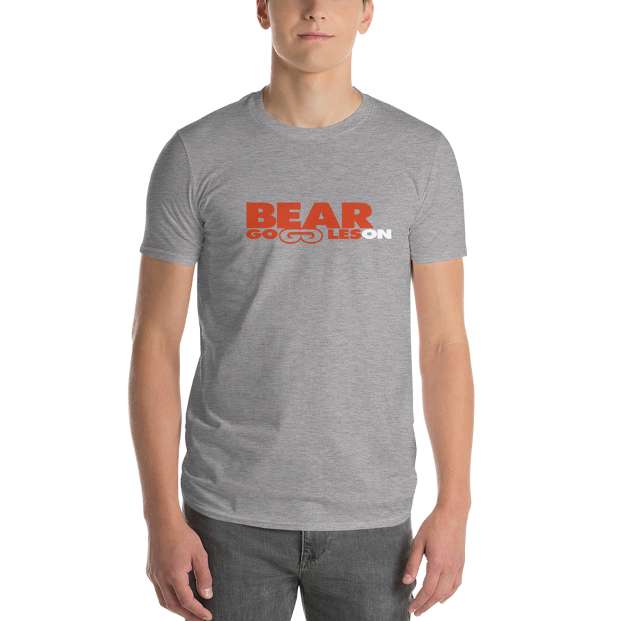 Men's Bear Goggles On Short-Sleeve T-Shirt