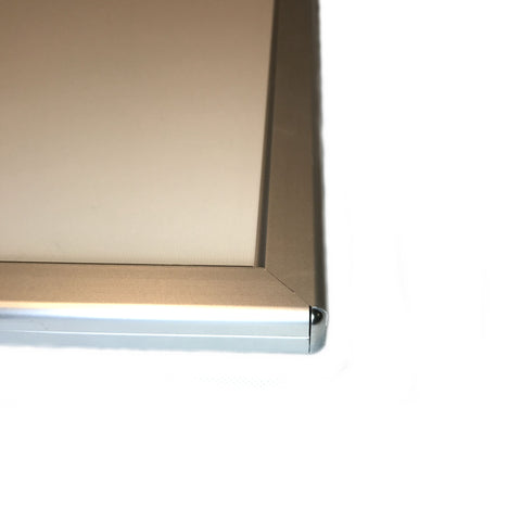 LED Aluminum Snap Frame in Silver