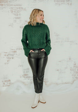 Harlyn Leather Boot Crop Pants