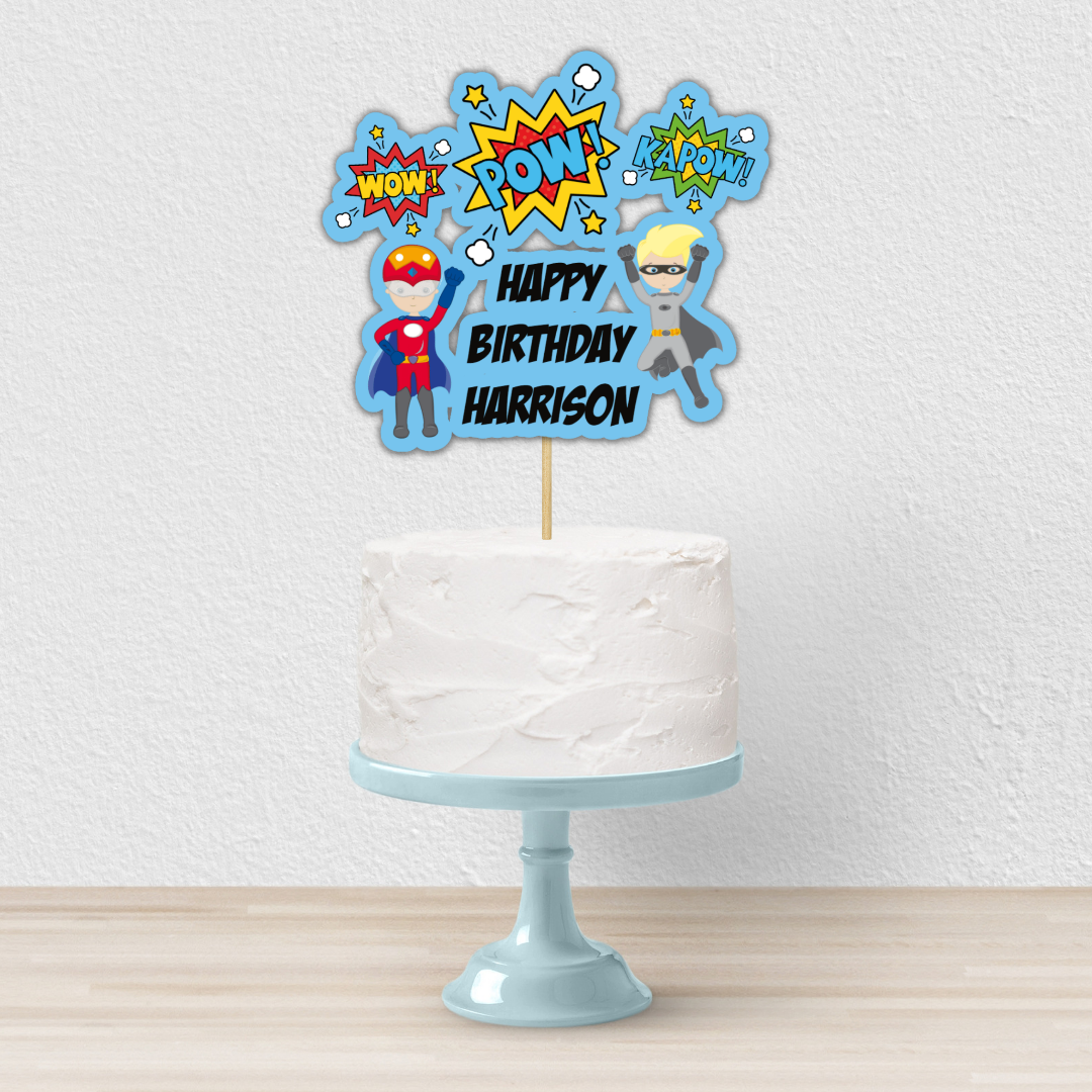 Edible Fondant Supermam or Supergirl Cake Topper 10cm - Etsy