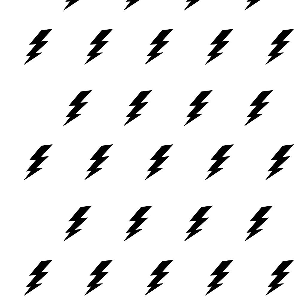 Lightning Bolt Flash Wall Pattern Decal Set of 32 Red Panda Wall