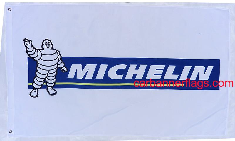 Michelin Flag-3x5 Banner-100% polyester-White — YETflag