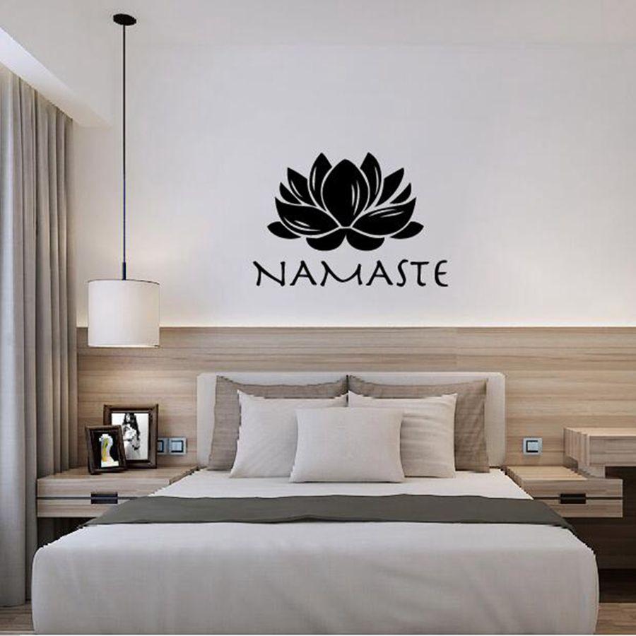 Namaste Sign, Namaste Wall Art, Yoga Studio Decor, Gift for Yogis, Lotus  Flower Wall Art, Namaste Wall Decor, Yoga Studio Wall Art 