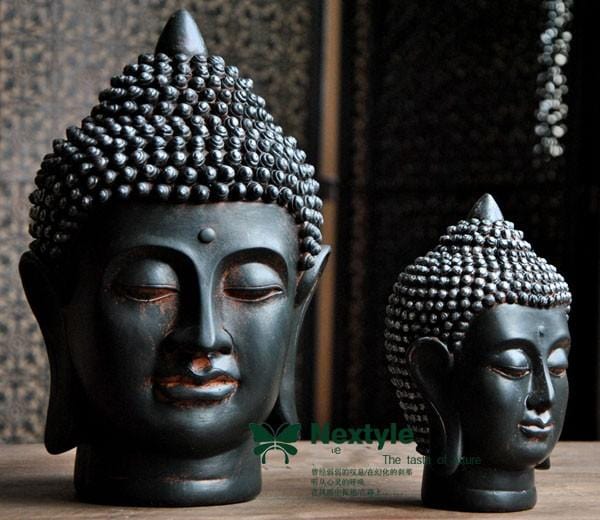 HOMAURA® Buddha Head Figures