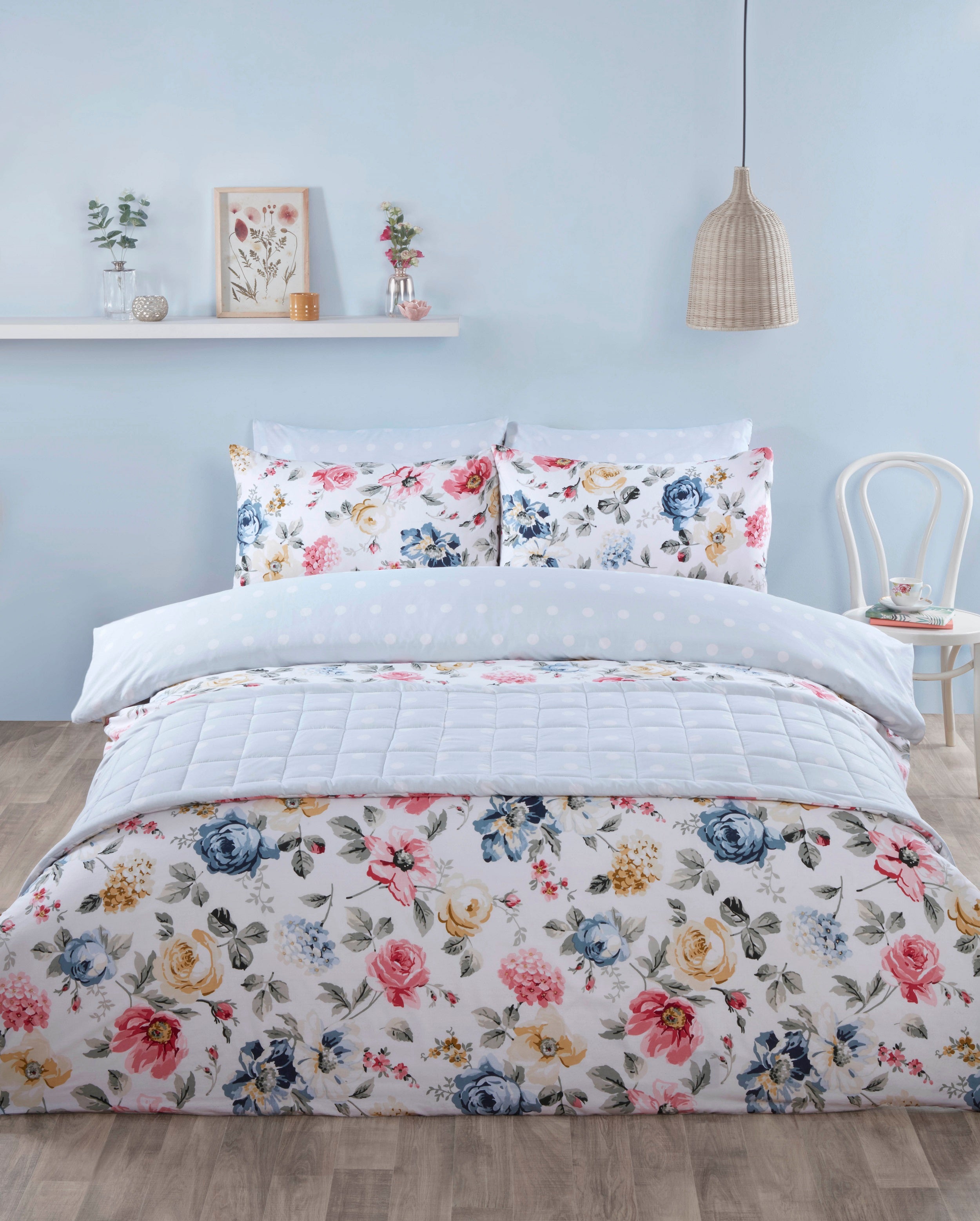 simple floral duvet cover