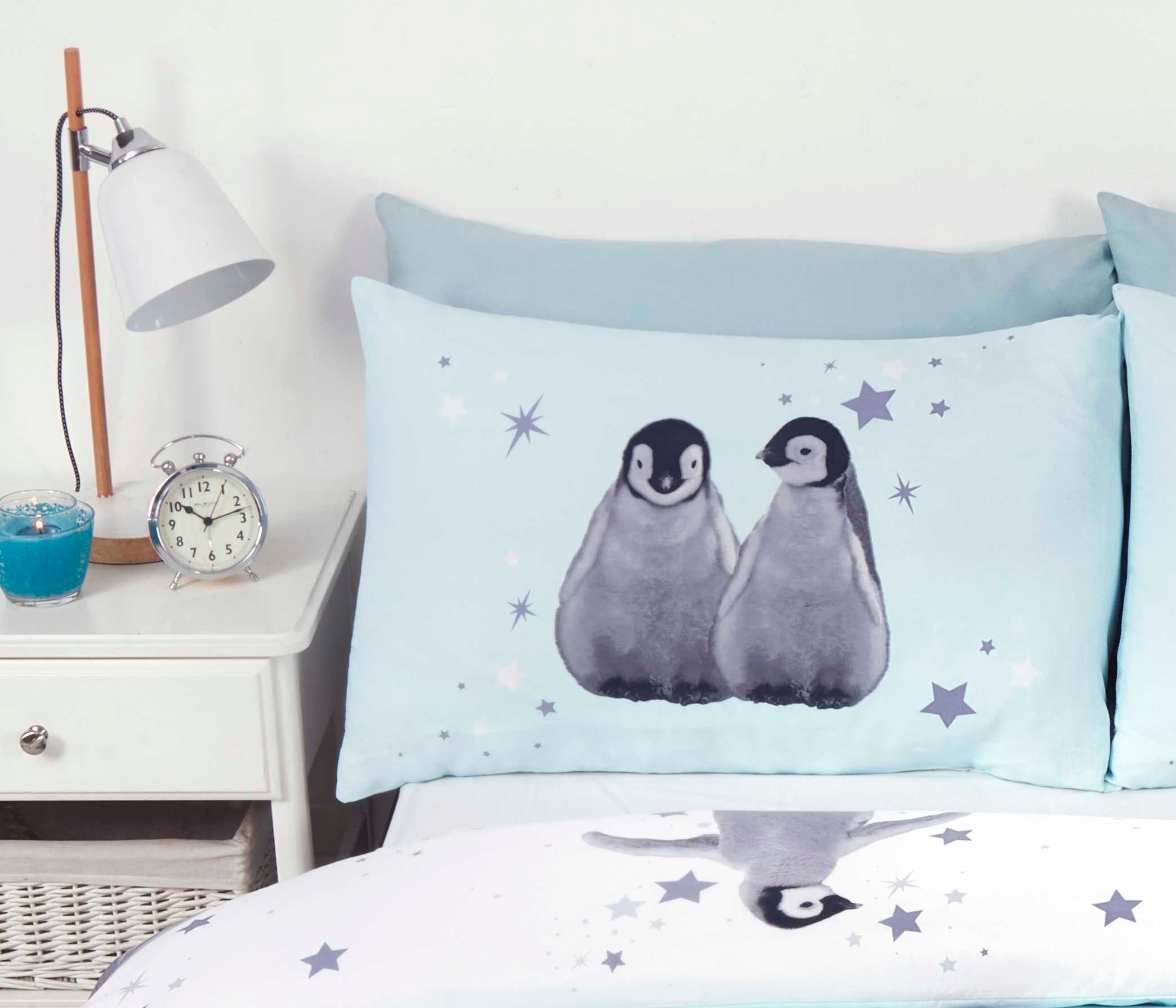 starry penguin duvet cover