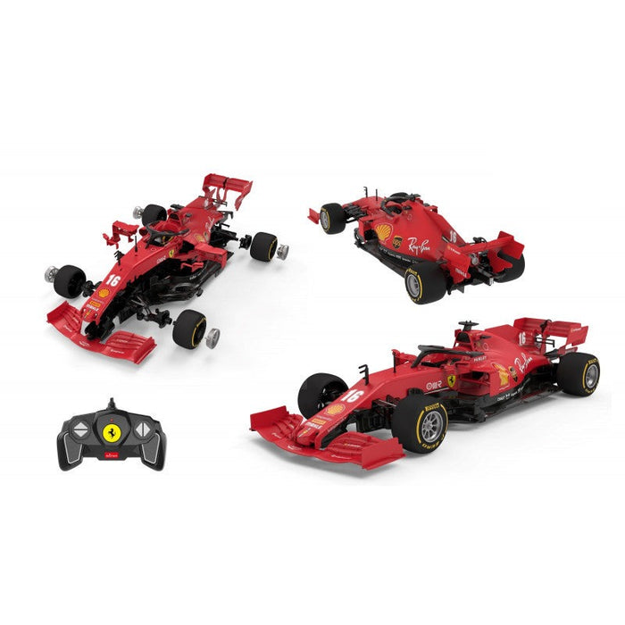 【BUILDING KIT】Rastar Licensed Ferrari 1/16 SF1000 F1 Supercar Assembly Kits to Build with Remote Controller, 65PCs, STEM Kits (Red)