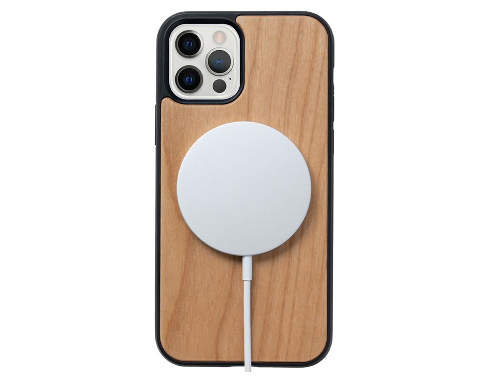 wooden phone case magsafe compatible