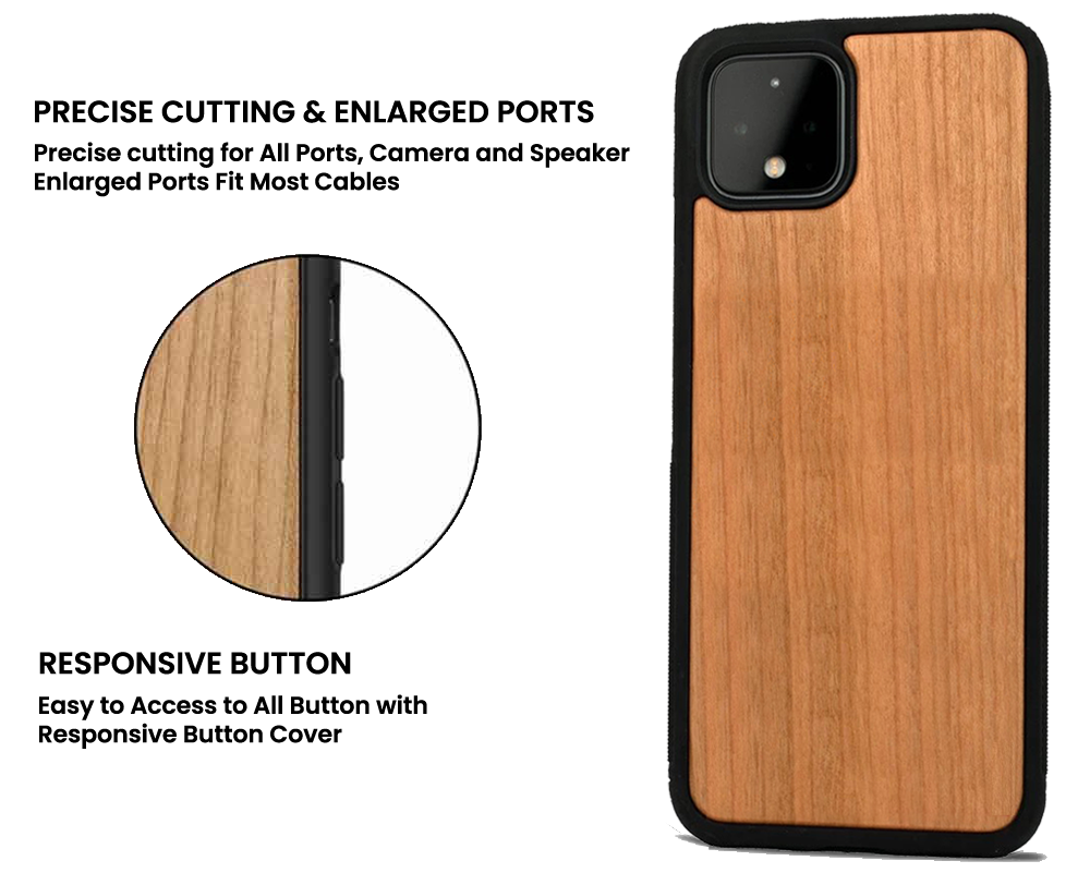 wooden case for Google Pixel 5