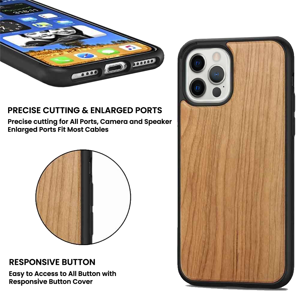 wooden phone case specs