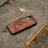 Bass Fish Wooden Unique Carved Case for Apple iPhone - LIMITED77