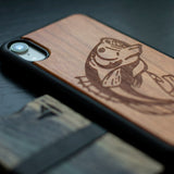 Bass Fish Wooden Unique Carved Case for Apple iPhone - LIMITED77