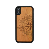 Compass Unique carved Wooden Case for iPhone - LIMITED77