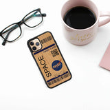 NASA Space Design UV Wooden phone case for iPhones