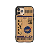 NASA Space Design UV Wooden phone case for iPhones