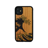 Kanagawa Waves Wooden Unique Case for Apple iPhone - LIMITED77