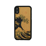 Kanagawa Waves Wooden Unique Case for Apple iPhone - LIMITED77