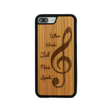 Music Wooden Unique Carved Case for Apple iPhone - LIMITED77