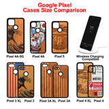 Kissing Astronauts in Space - Wooden Google Pixel Case - Pixel 4 Case, Pixel 3 Case, Pixel 4 XL, Pixel 3 XL, Pixel 3, Pixel 3a, Pixel 3a xl - LIMITED77