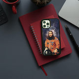 Space Jesus Wooden Unique carved phone case for Apple iPhone - LIMITED77