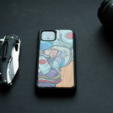 Kissing Astronauts in Space - Wooden Google Pixel Case - Pixel 4 Case, Pixel 3 Case, Pixel 4 XL, Pixel 3 XL, Pixel 3, Pixel 3a, Pixel 3a xl - LIMITED77