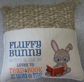 fluffy reading pillow