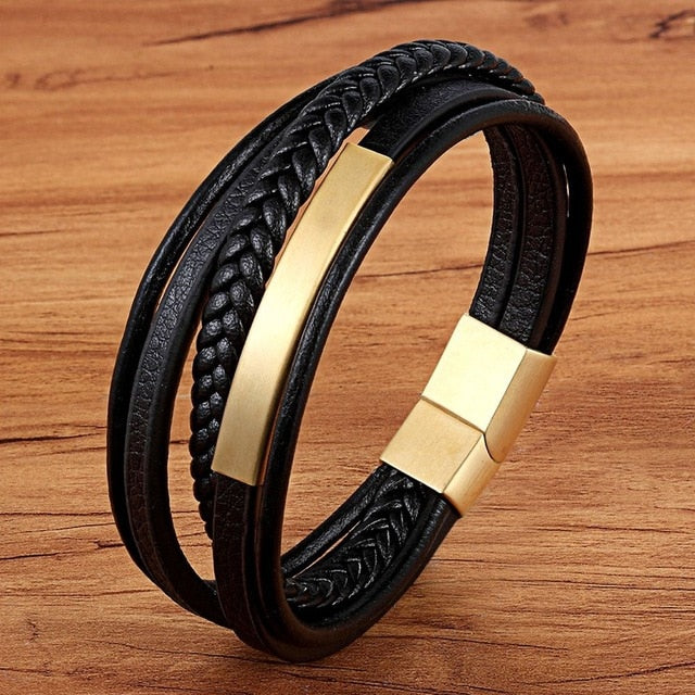 Rog Magnet Classic Genuine Leather Bracelet – RING OF GOD