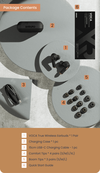 VOCA Ture Wireless Earbuds – XROUND