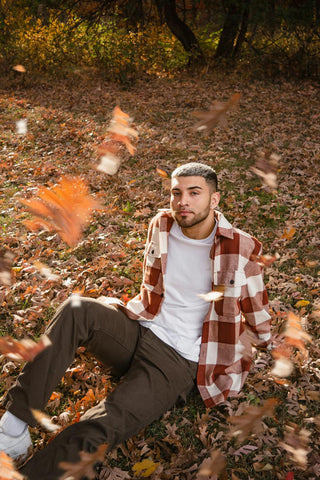 Packers game outfits - flannel shirt