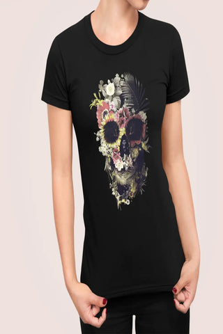 A skull-printed t-shirt 