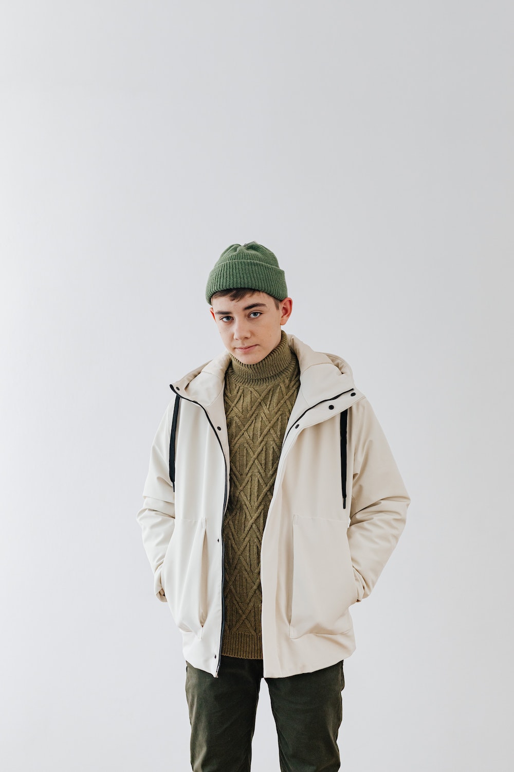 turtleneck guys attractive 2023 anorak beanie