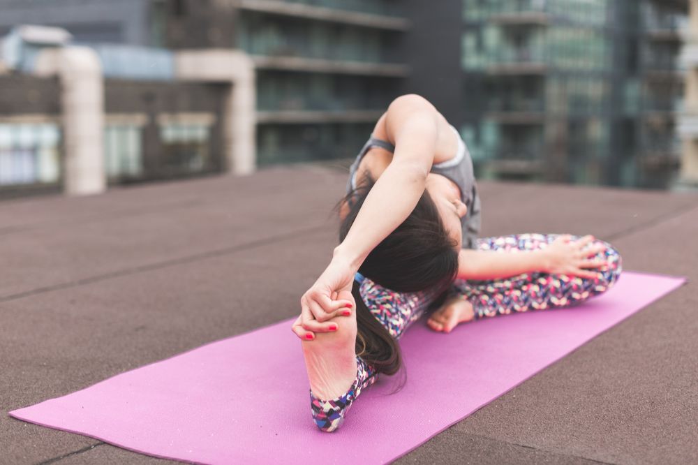 yoga practice pose stretch meditate