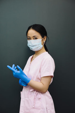 Medical gloves assistant outfits