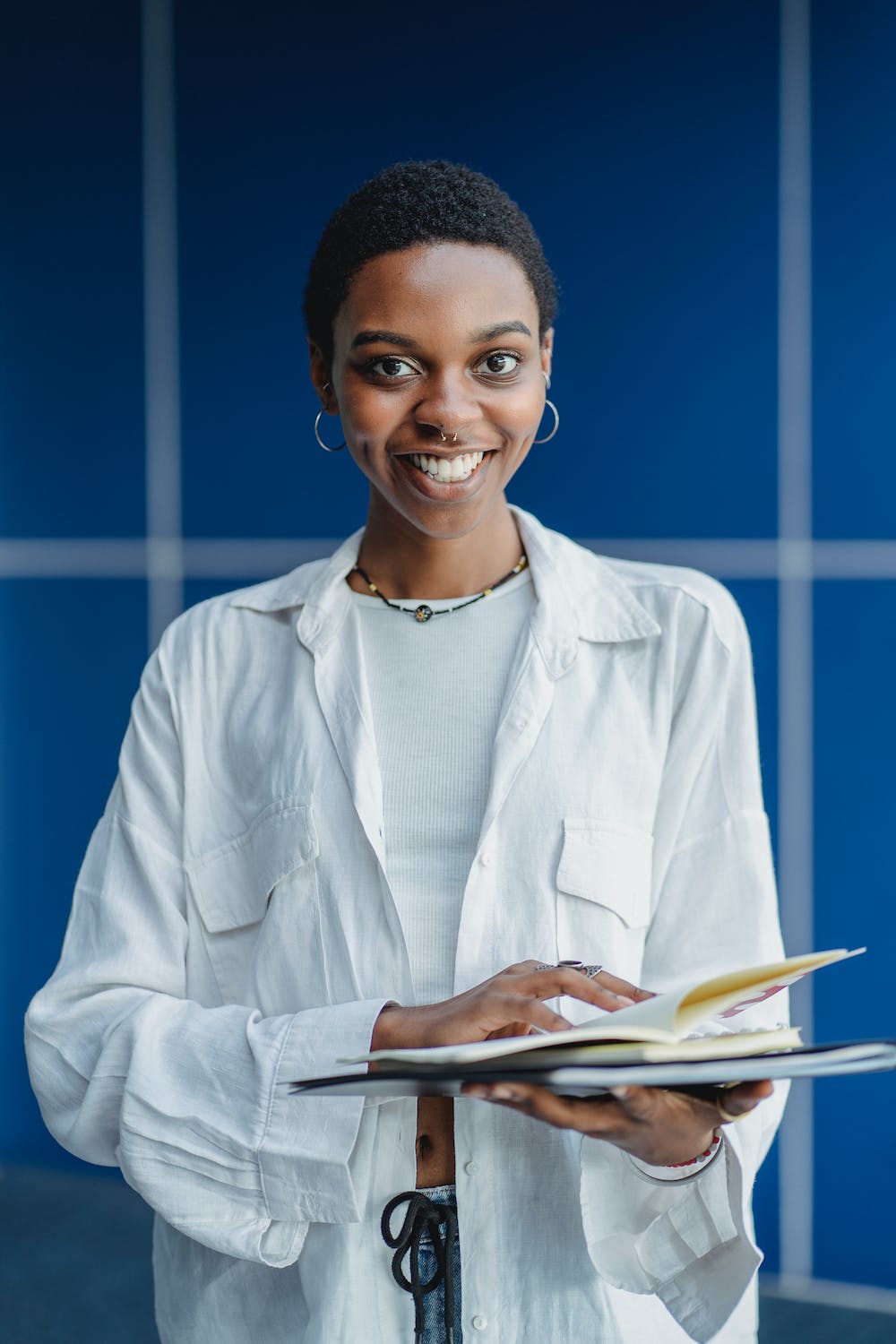 retail job interview open shirt