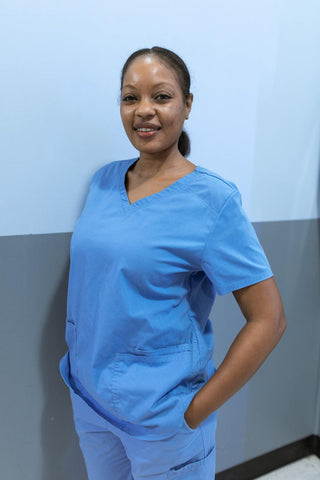 Scrubs female pharmacist outfit