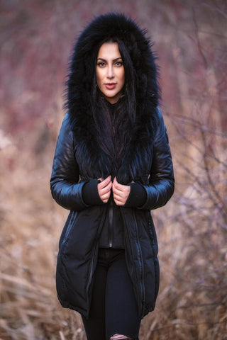 Shearling jacket 10-degree weather wear