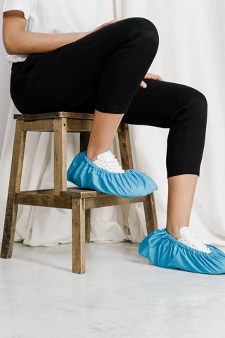 Shoe covers dental assistant outfit